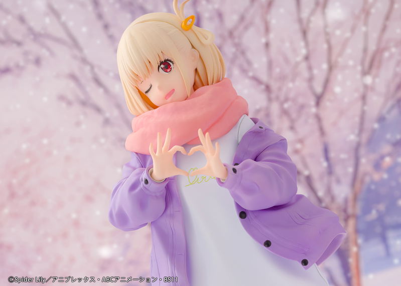 Lycoris Recoil 1/7 Scale Pre-Painted Figure: Nishikigi Chisato Winter Clothes Ver. image 8
