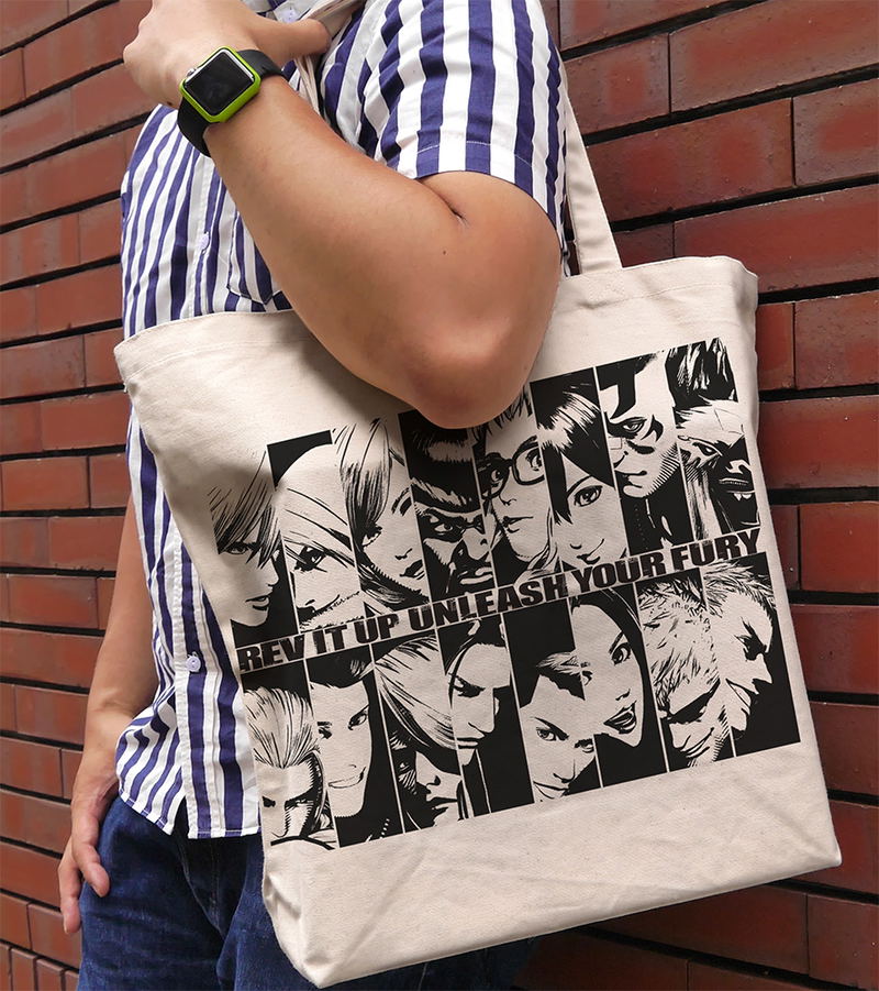 Fatal Fury: City Of The Wolves Large Tote Bag (Natural) image 2