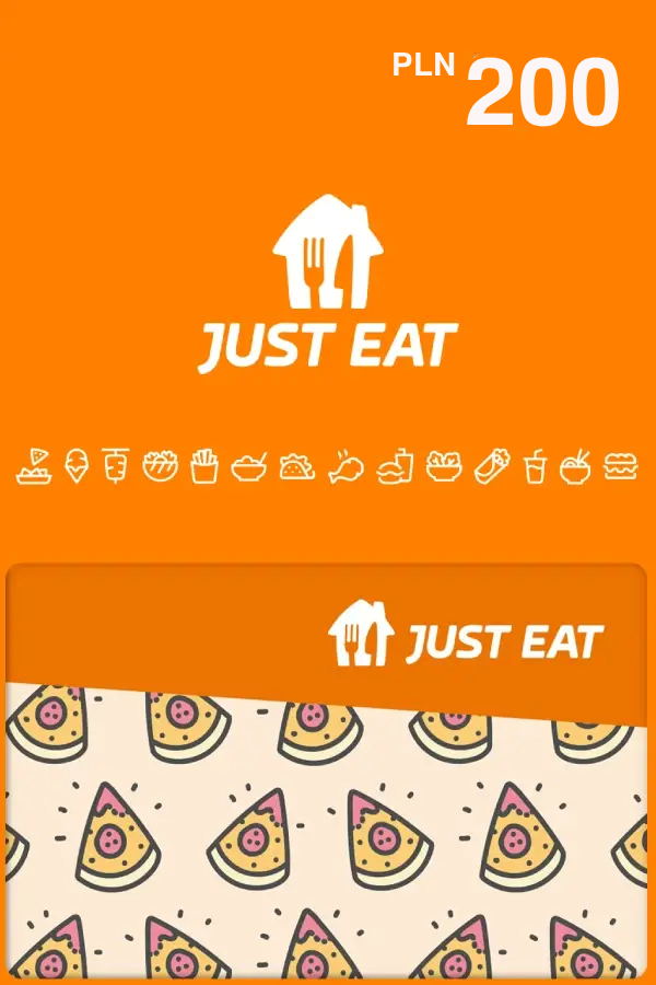 Just Eat Gift Card 200 PLN | Poland Account digital — Import Game Deal