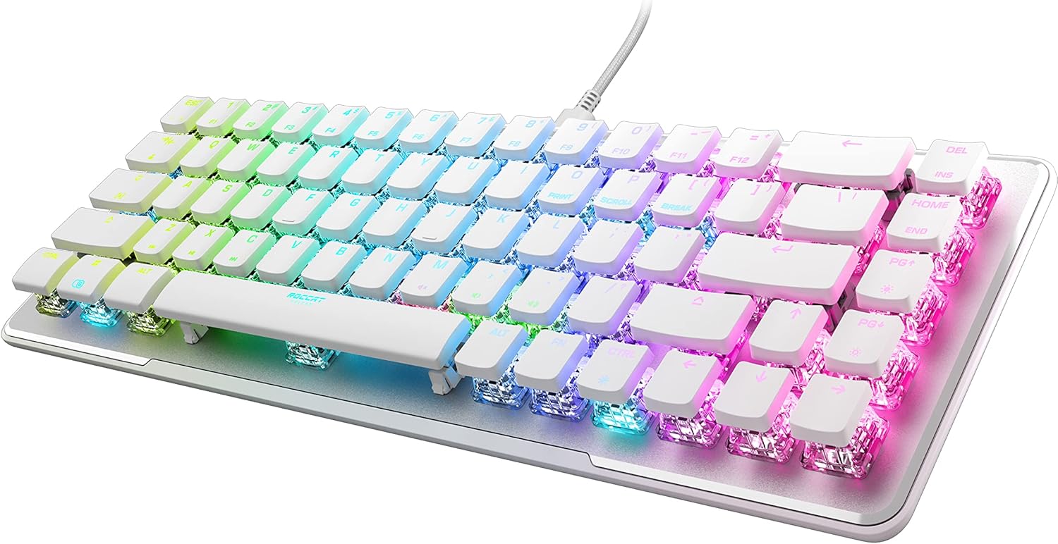 ROCCAT Vulcan II Mini Mechanical RGB Gaming Keyboard (White) for