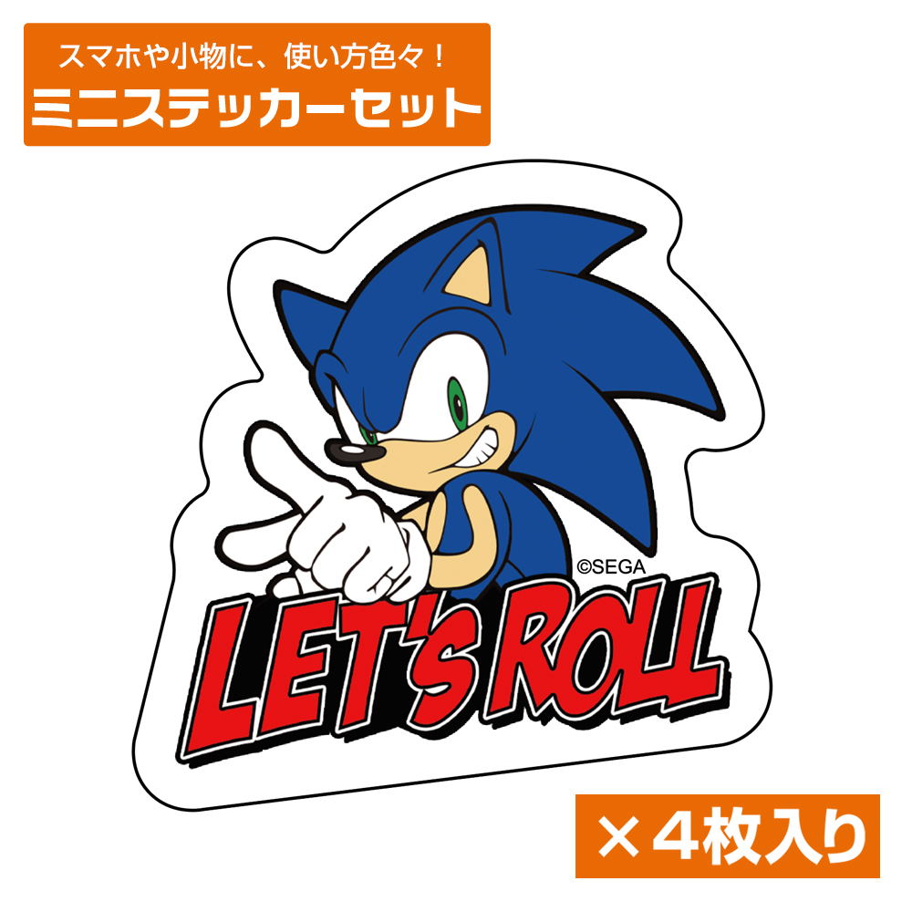 Sonic The Hedgehog Mini Sticker Set