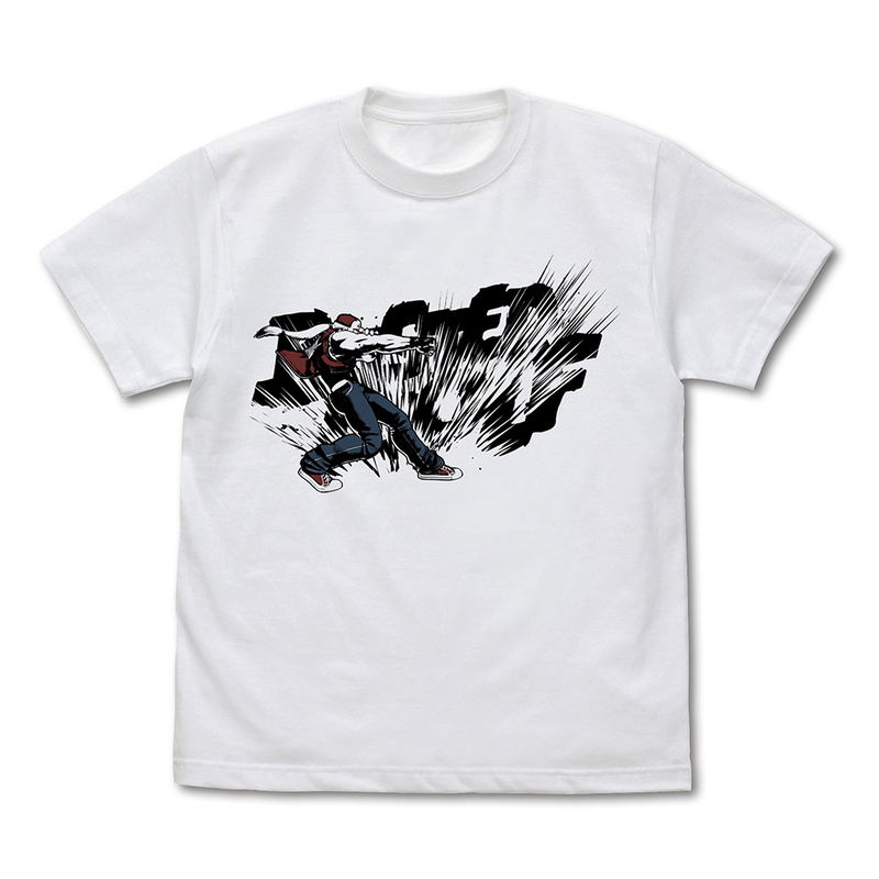 The King Of Fighters XV - Buster Wolf T-shirt (White | Size S) image 1