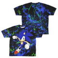 Sonic The Hedgehog Double-Sided Full Graphic T-shirt (Size XL) thumbnail 1
