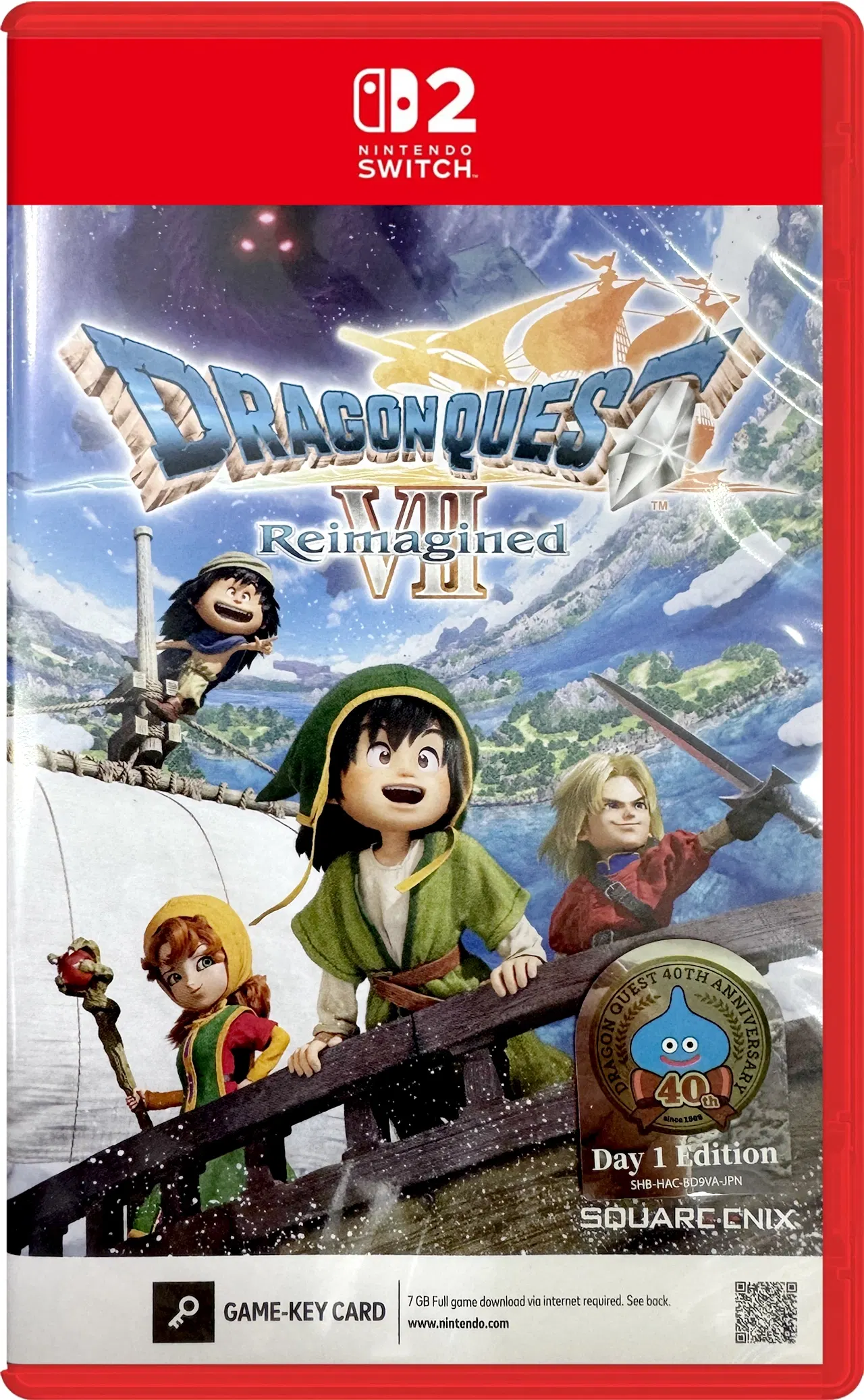 Dragon Quest VII Reimagined (Multi-Language) Game Key Cart (Cover