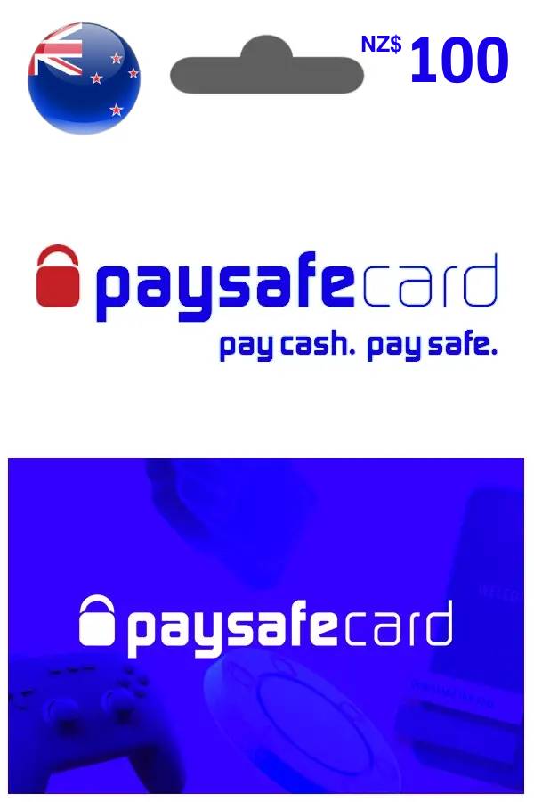 PaysafeCard 100 NZD | New Zealand Account only <span class="ext ext_digital">digital</span> image 1