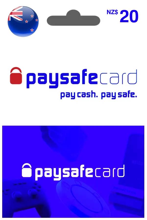 PaysafeCard 20 NZD | New Zealand Account only <span class="ext ext_digital">digital</span> image 1