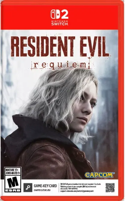 Resident Evil Requiem Game Key Cart for Nintendo Switch 2