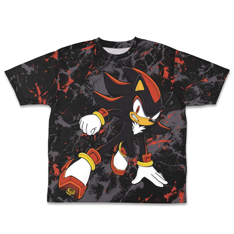 Sonic The Hedgehog - Ultimate Lifeform Shadow Double-Sided Full Graphic T-shirt (Size S) image 2