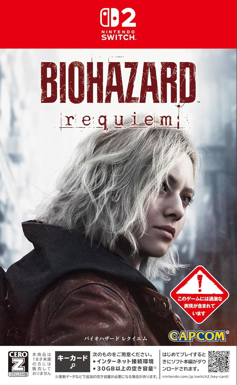 Biohazard Requiem (Multi-Language) Game Key Cart for Nintendo Switch
