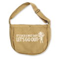 Doko Demo Issyo - Toro Let's Go Out Newspaper Bag (Sand Khaki) thumbnail 1