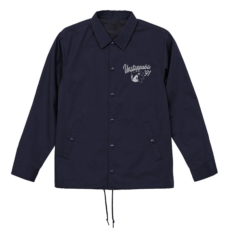 Sonic The Hedgehog - Classic Sonic T/C Coach Jacket (Navy | Size L) image 2