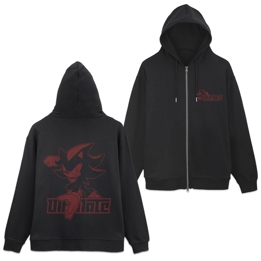 Sonic The Hedgehog - Shadow The Hedgehog Zip Hoodie (Black | Size XL)