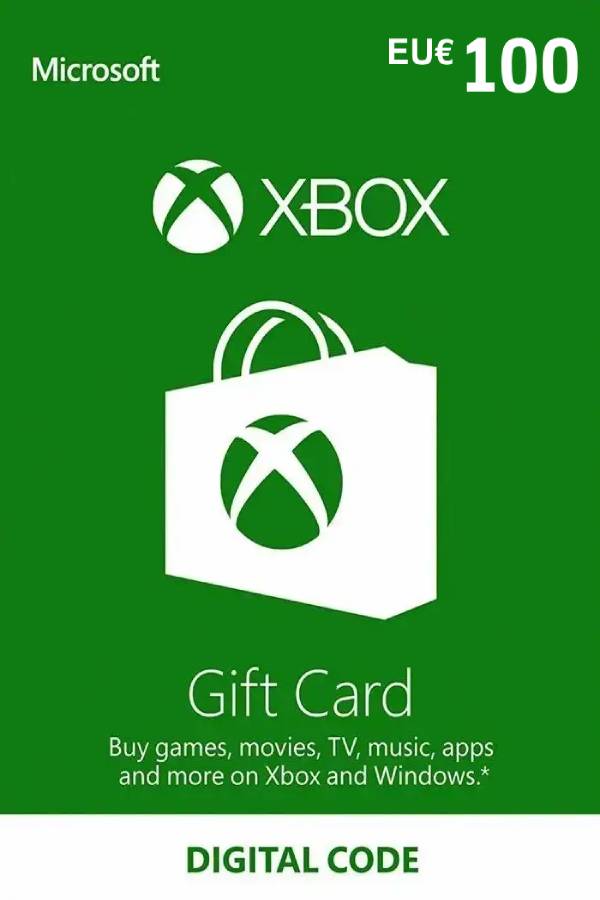 Xbox Gift Card EUR 100 | Portugal Account digital — Import Game Deal