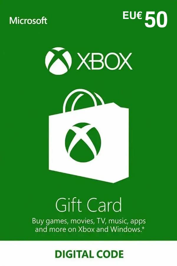 Xbox Gift Card EUR 50 | Portugal Account <span class="ext ext_digital">digital</span> image 1