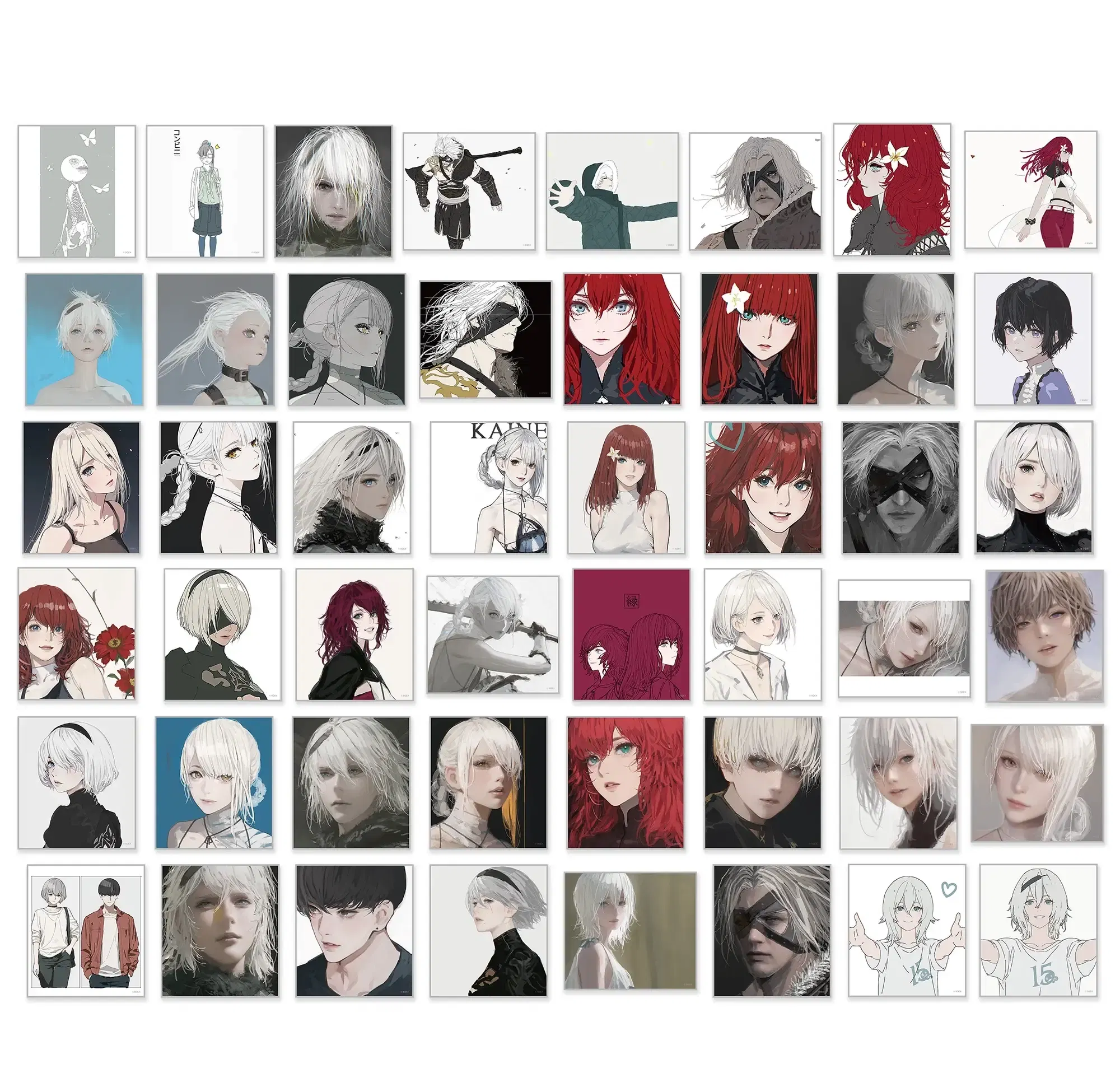NieR Series Mini Shikishi Collection Illustration by D.K Vol. 1 (Set of 24 Packs) — Import Game Deal