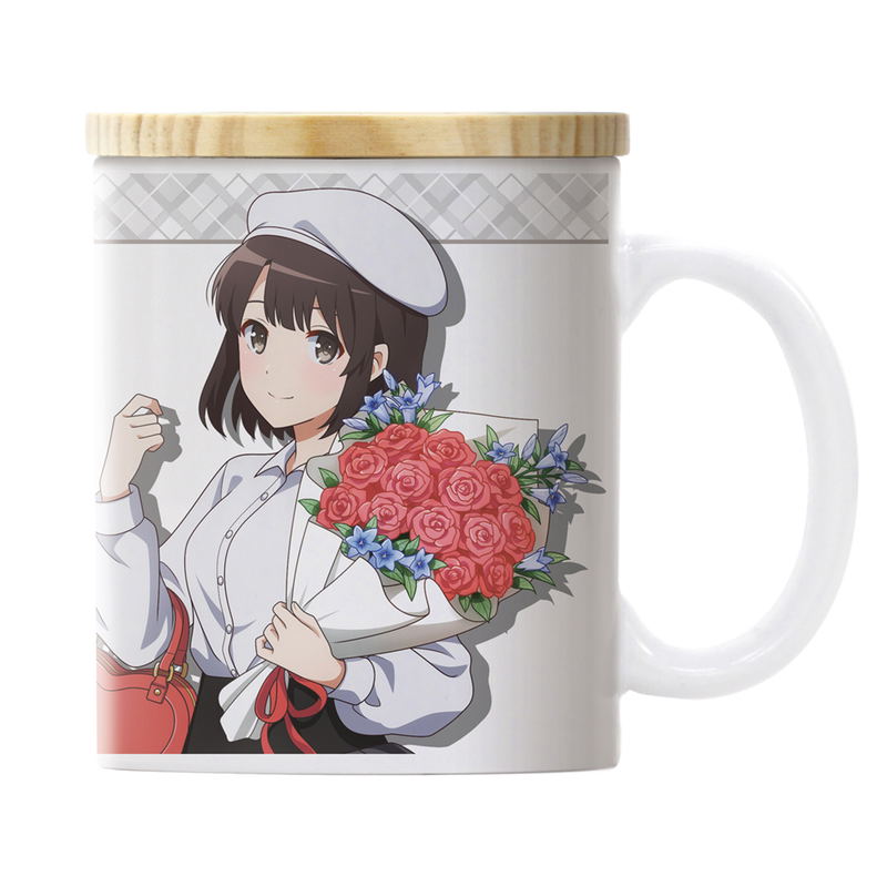 Saekano: How To Raise A Boring Girlfriend - Megumi Kato Full-Color Mug With Lid Birthday Date Ver. image 2
