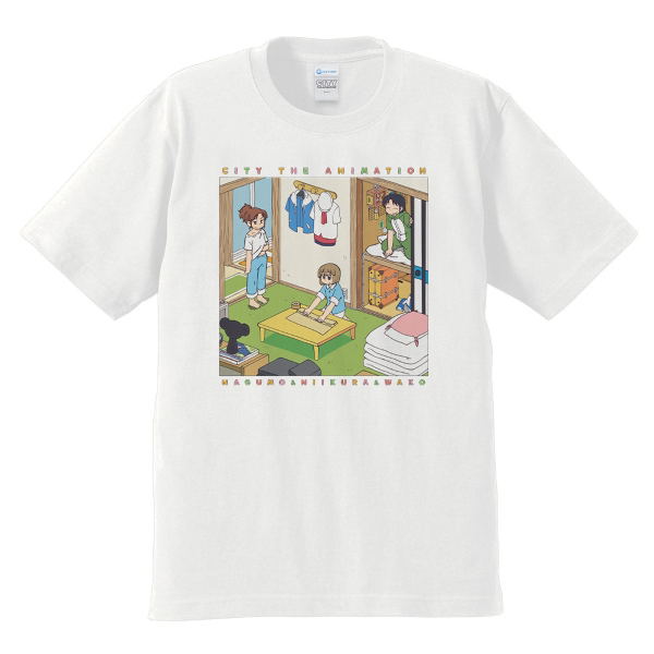 City The Animation T-shirt Nagumo Midori & Niikura & Izumi Wako