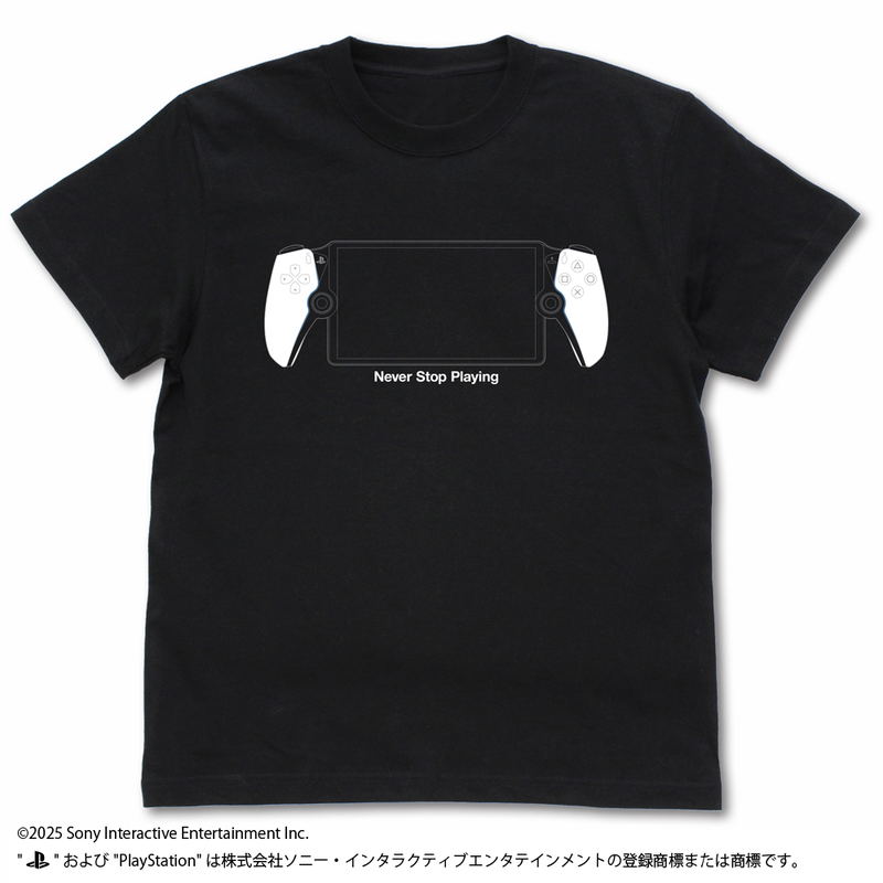 PlayStation - T-shirt For PlayStation Portal Remote Player (Black | Size S) image 2
