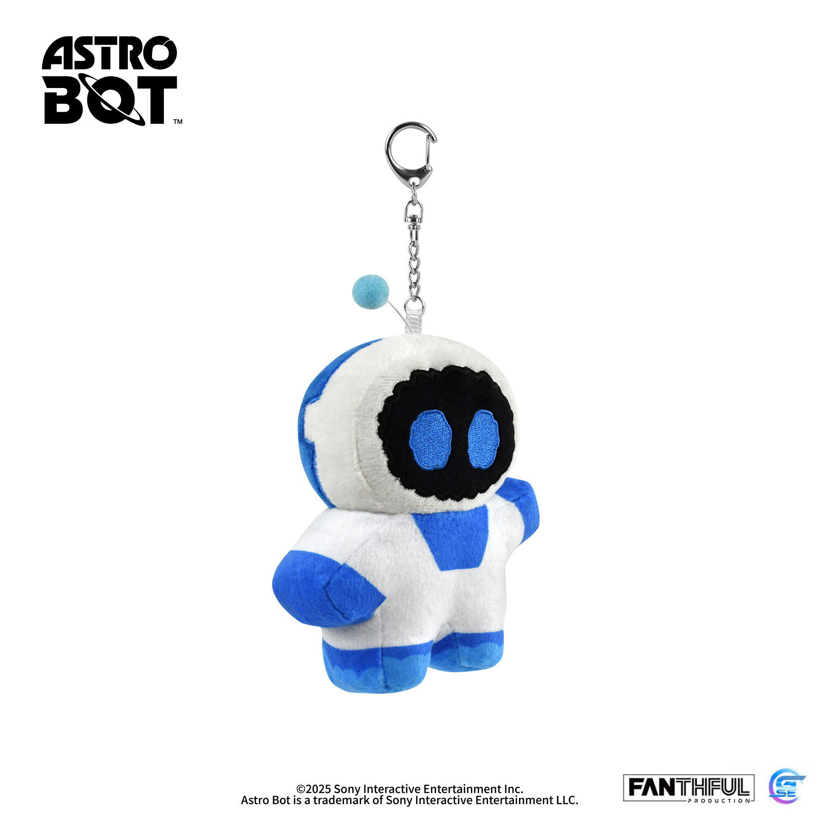 Astro Bot Plush Keychain (Sponge)