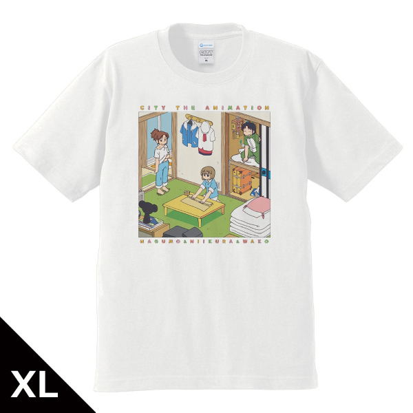 City The Animation T-shirt Nagumo Midori & Niikura & Izumi Wako