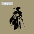 Ghost Of Yotei - Atsushi T-shirt (Sand Khaki | Size S) thumbnail 3