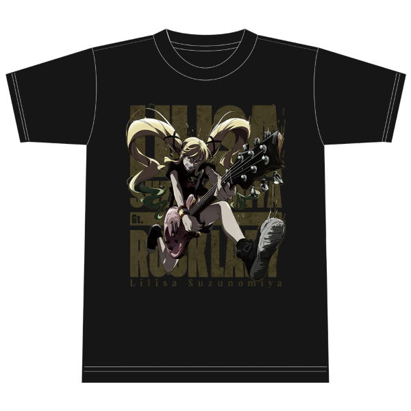 Rock Is A Lady's Modesty T-shirt Suzunomiya Lilisa Rock Ver. (Size L) image 4