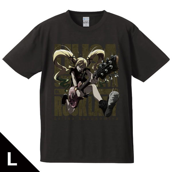 Rock Is A Lady's Modesty T-shirt Suzunomiya Lilisa Rock Ver. (Size L) image 1