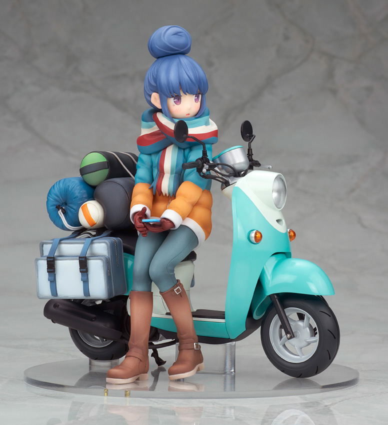 Yuru Camp 1/10 Scale Pre-Painted Figure: Shima Rin with Scooter (Re-run) image 10