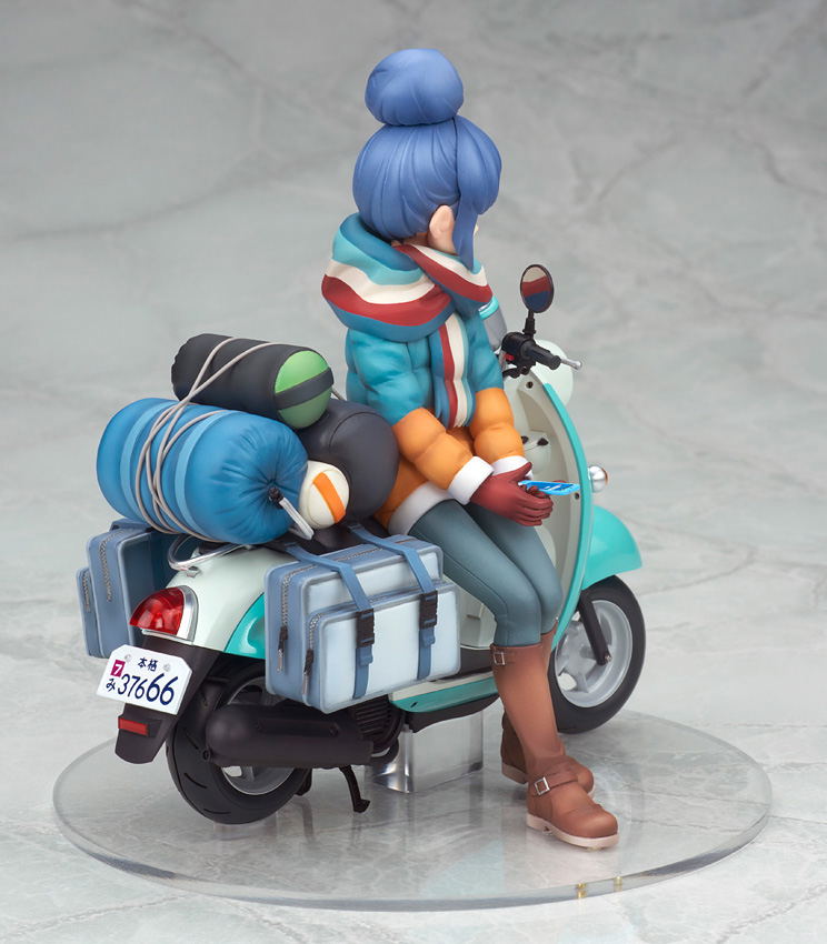 Yuru Camp 1/10 Scale Pre-Painted Figure: Shima Rin with Scooter (Re-run) image 11