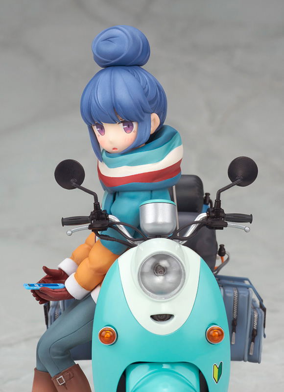 Yuru Camp 1/10 Scale Pre-Painted Figure: Shima Rin with Scooter (Re-run) image 12