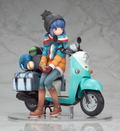 Yuru Camp 1/10 Scale Pre-Painted Figure: Shima Rin with Scooter (Re-run) thumbnail 2