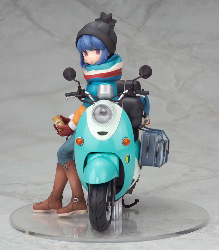 Yuru Camp 1/10 Scale Pre-Painted Figure: Shima Rin with Scooter (Re-run) image 3