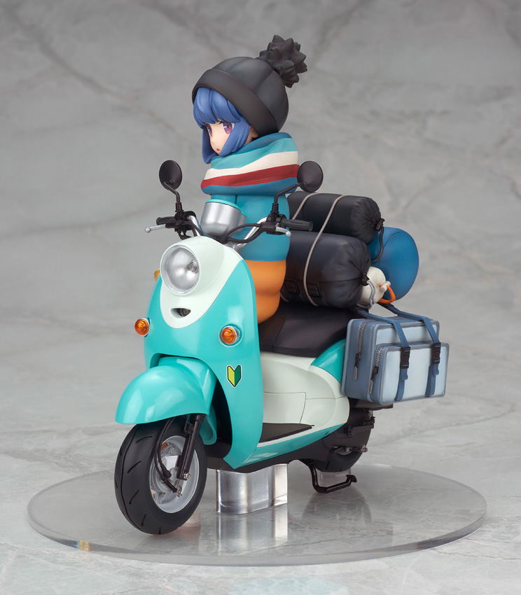 Yuru Camp 1/10 Scale Pre-Painted Figure: Shima Rin with Scooter (Re-run) image 4