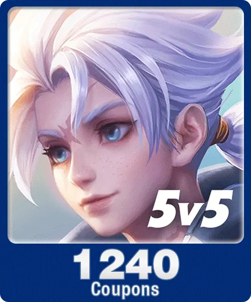 Garena RoV: Arena of Valor 1240 Coupons | Thailand Direct Top-Up Codashop Direct Top Up digital — Import Game Deal