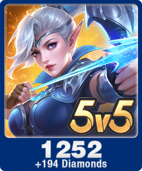 Mobile Legends 1252 Diamonds + 194 Bonus | Malaysia Direct Top-Up Direct Top Up digital