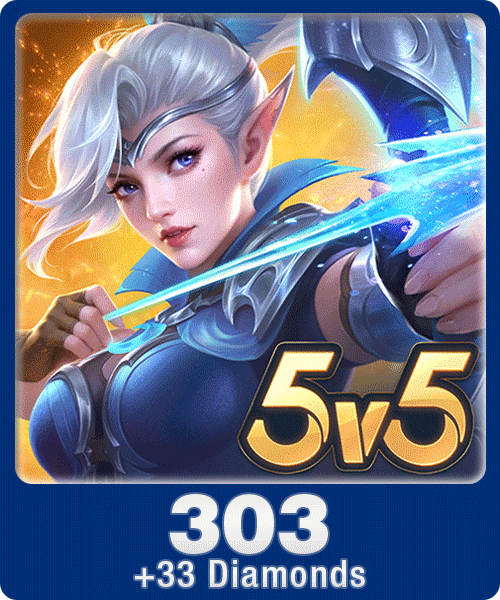 Mobile Legends 303 Diamonds + 33 Bonus Direct Top-Up Direct Top Up digital