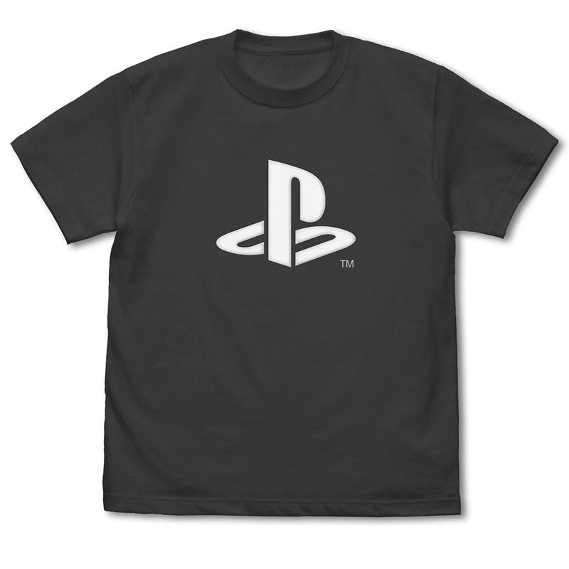 PlayStation - T-shirt For PlayStation Foam Print Ver. (Sumi | Size M) image 1