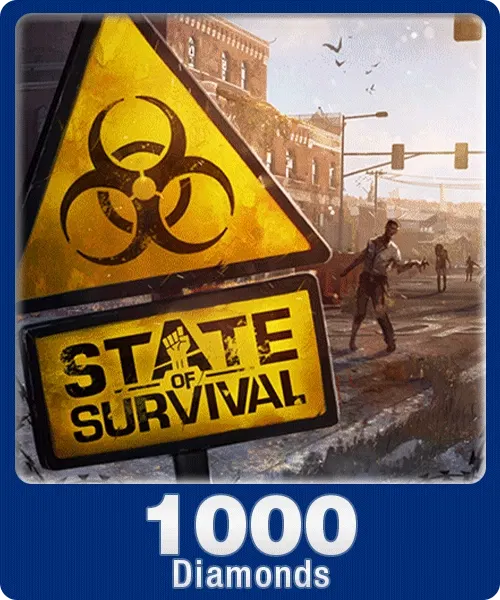 State of Survival 1000 Diamonds Direct Top-Up Codashop Direct Top Up digital — Import Game Deal