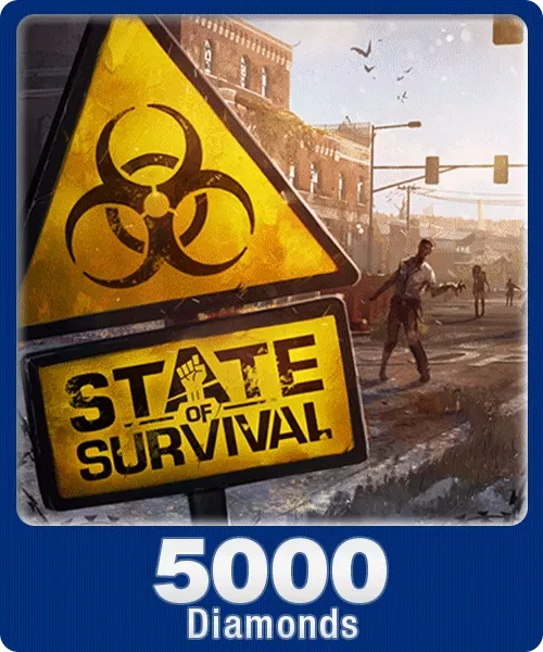 State of Survival 5000 Diamonds Direct Top-Up <span class="ext" style="background-color: #00e206; color: #FFFFFF;">Direct Top Up</span> <span class="ext ext_digital">digital</span> image 1