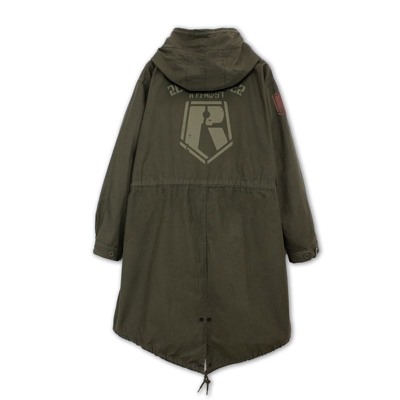 Armored Trooper Votoms - Red Shoulder Emblem M-51 Jacket (Moss | Size L) image 1