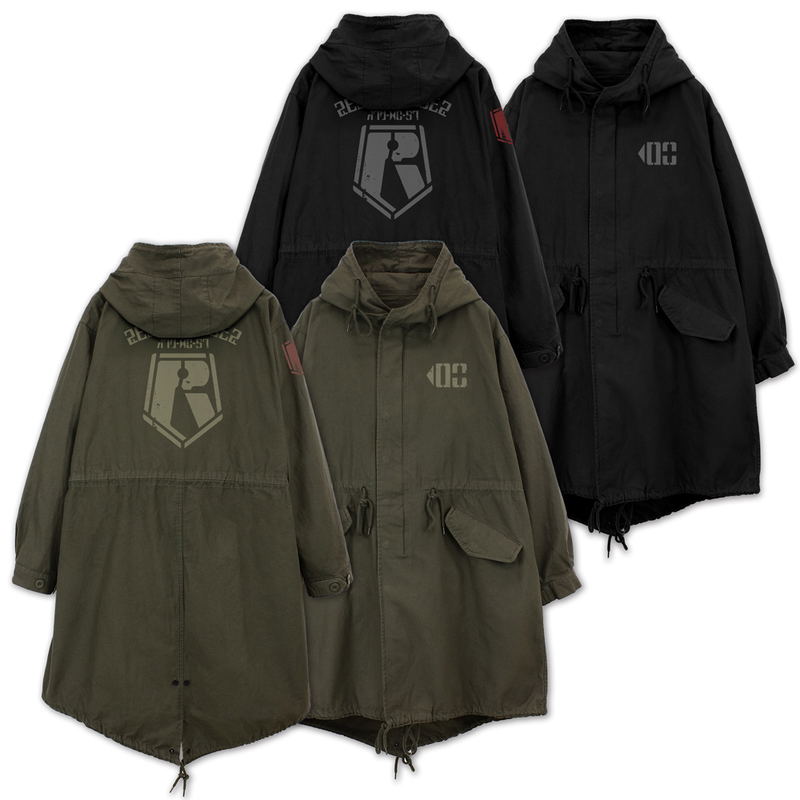 Armored Trooper Votoms - Red Shoulder Emblem M-51 Jacket (Moss | Size L) image 5