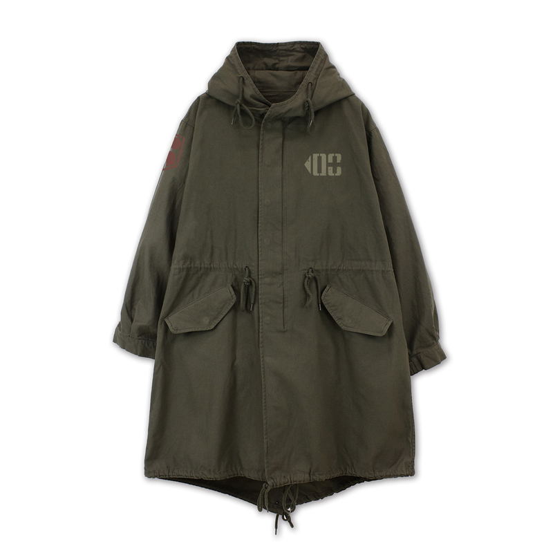 Armored Trooper Votoms - Red Shoulder Emblem M-51 Jacket (Moss | Size XL) image 2