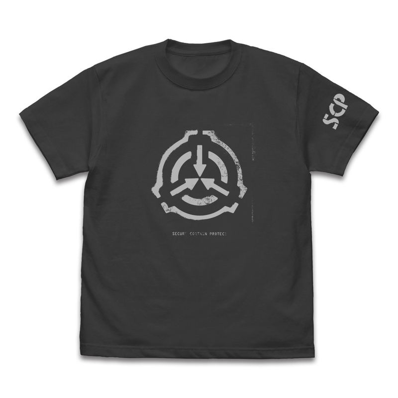 SCP Foundation - Stencil Logo T-shirt (Sumi | Size L) image 1