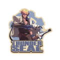 Guilty Gear -Strive- Ky Kiske Outdoor Sticker thumbnail 1