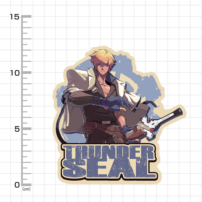 Guilty Gear -Strive- Ky Kiske Outdoor Sticker image 3