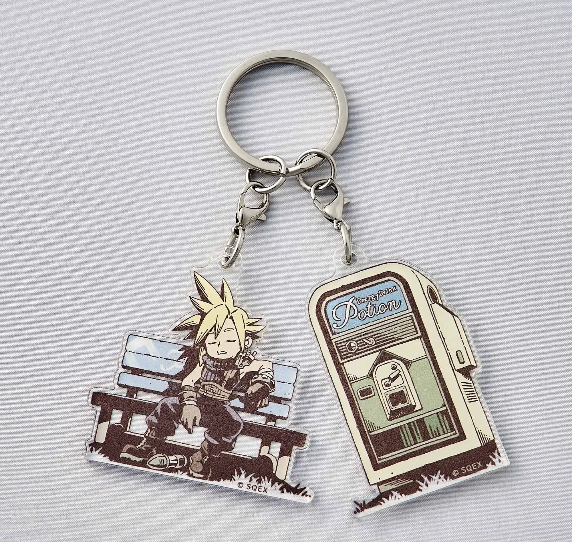 Final Fantasy VII Rebirth Acrylic Key Chain Utatane Cloud — Import Game Deal