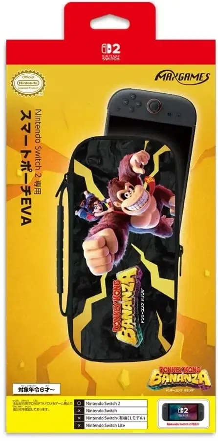 Smart Pouch EVA for Nintendo Switch 2 (Donkey Kong Bananza) image 1