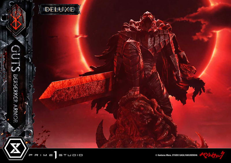 Ultimate Premium Masterline Berserk 1/4 Scale Statue: Guts Berserker Armor Grunbeld Vs Guts DX Edition image 11