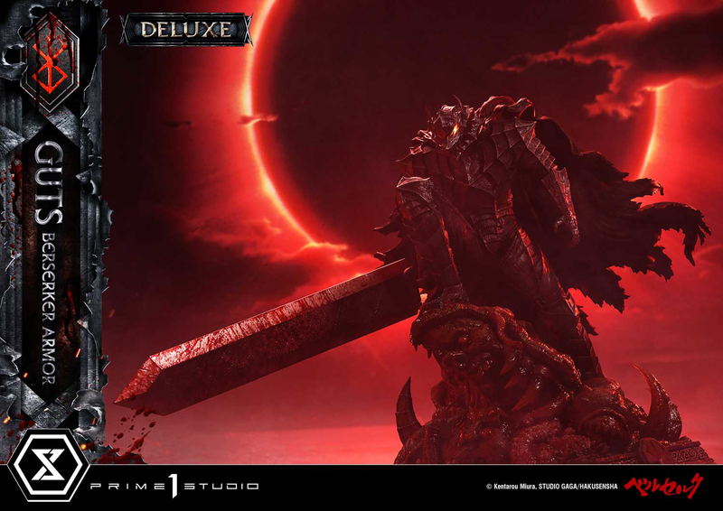 Ultimate Premium Masterline Berserk 1/4 Scale Statue: Guts Berserker Armor Grunbeld Vs Guts DX Edition image 12