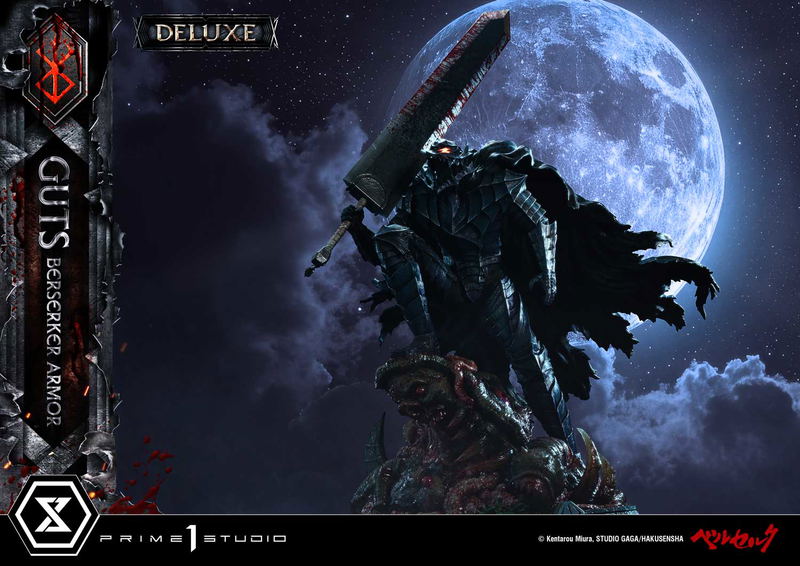 Ultimate Premium Masterline Berserk 1/4 Scale Statue: Guts Berserker Armor Grunbeld Vs Guts DX Edition image 13